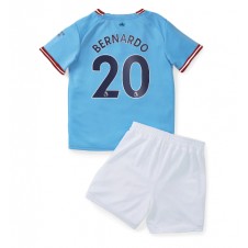 Manchester City Bernardo Silva #20 Hemmaställ Barn 2022-23 Korta ärmar (+ Korta byxor)